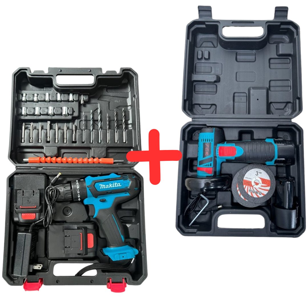 Taladro mk + mini pulidora